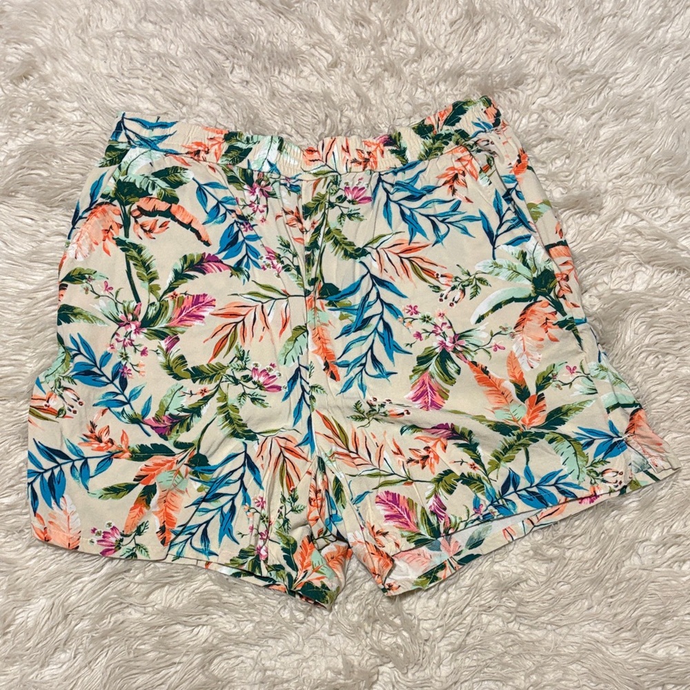 Lands' End Tropical Print Women's Shorts